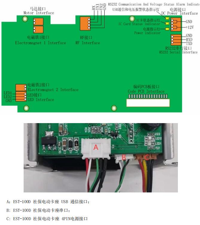 電動社?？ㄗx卡器模組接線圖