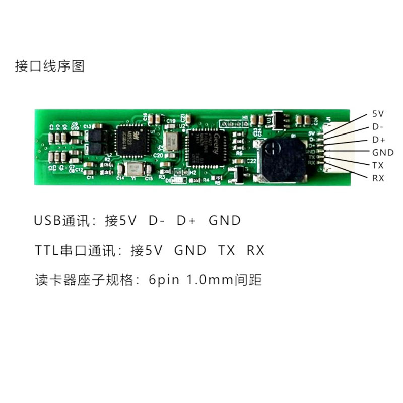 Mini型IC卡讀卡器模塊